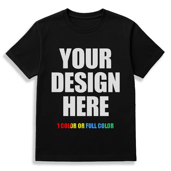 DTF Print With T-Shirt Dark Color