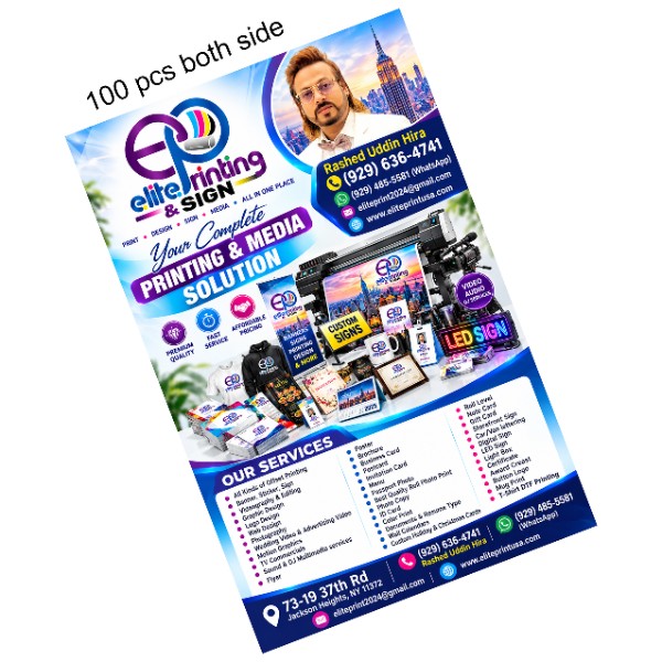 Flyers 100 Pcs Both Side 8.5 x 5.5
